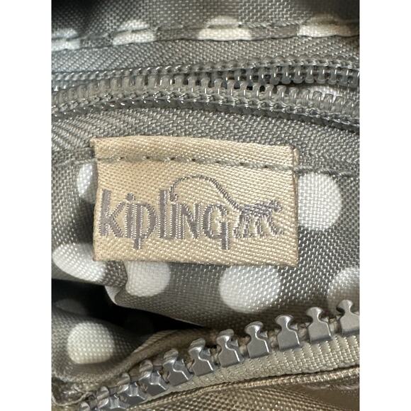 Kipling Brand Vintage Crossbody Bag Mini Small Purse GOLD/Champagne - Picture 3 of 5